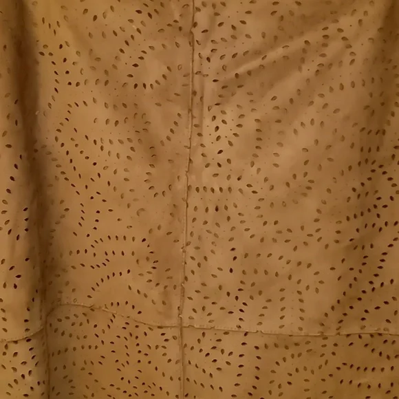 Leather skirt ankle length - Picture 2 of 4